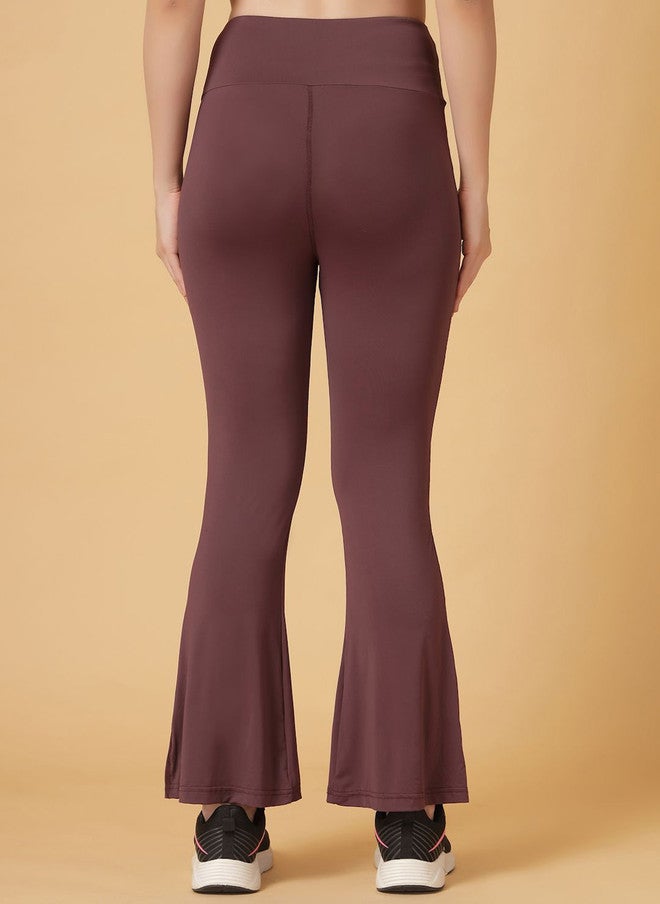 CUKOO High-Rise Slim-Fit Rapid-Dry Flare Tights - Image 4